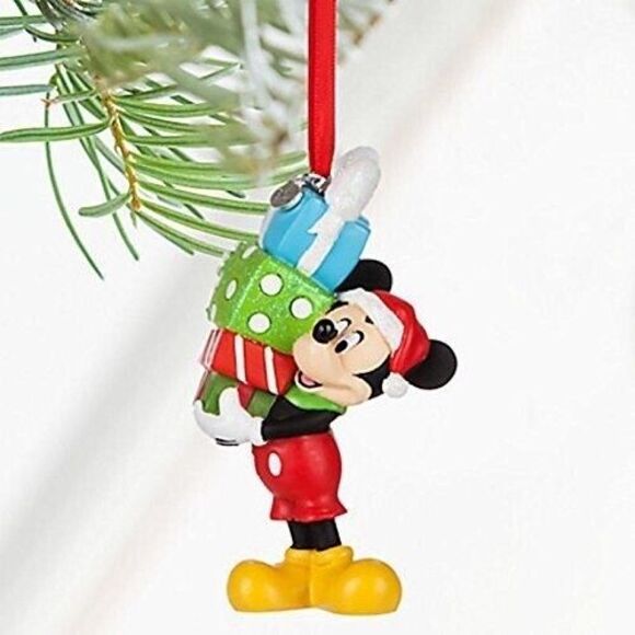 New Disney Store Mickey Mouse Presents Sketchbook Ornament - Picture 1 of 1